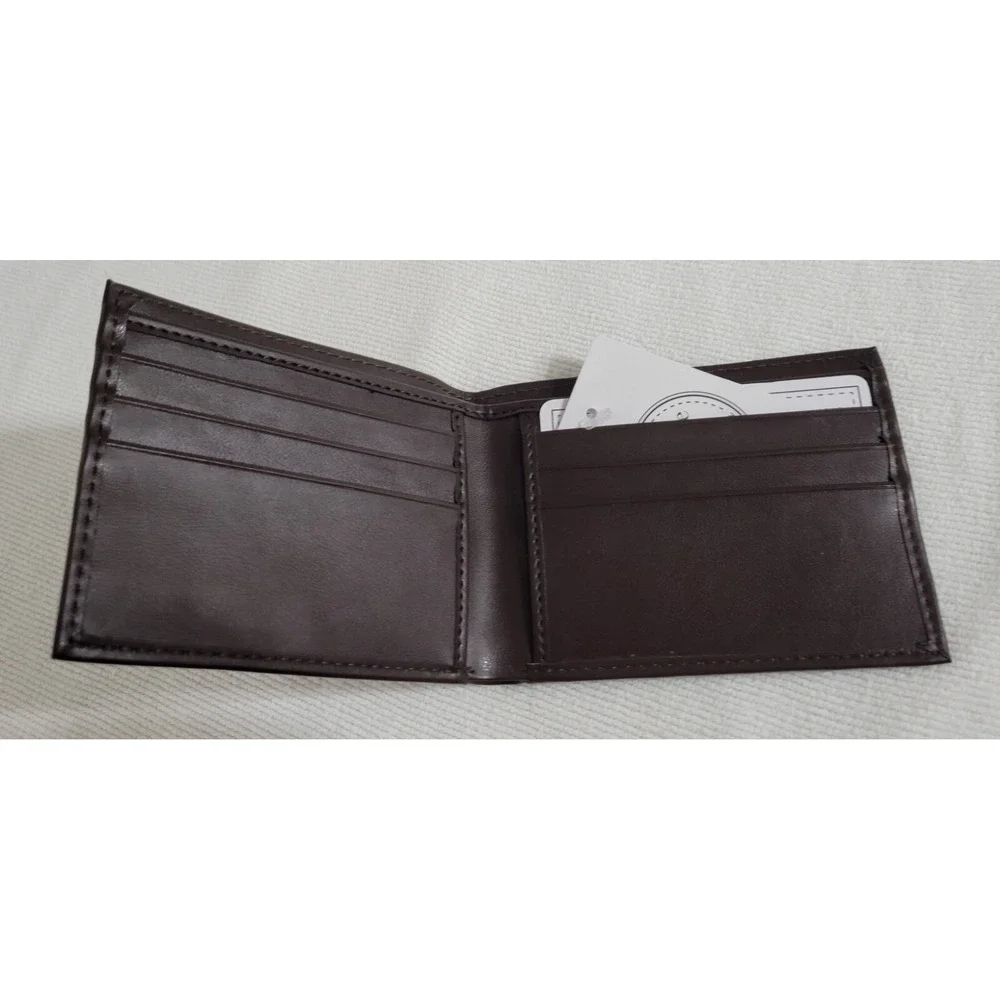 BESPOKE Basic Men's‎ Brown Bi-Fold Wallet.  New